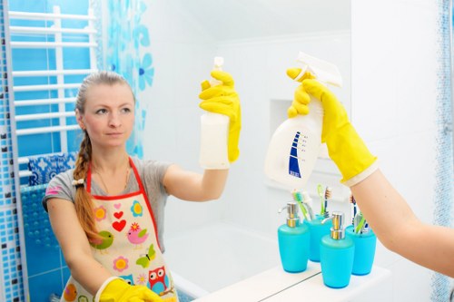 Professional oven cleaning service in a West Hampstead kitchen