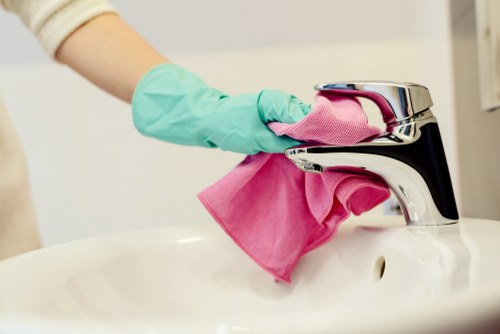 Dust removal and detailed post-construction cleaning in a Westhampstead home