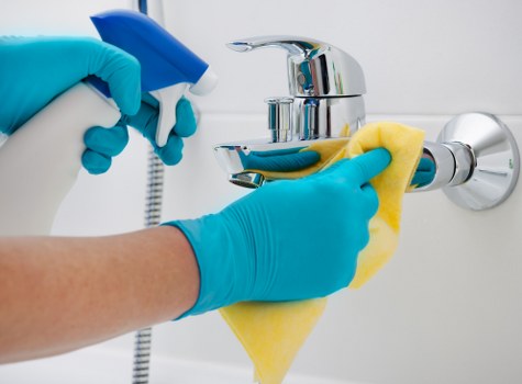 Local cleaning team preparing a Westhampstead property for a deep clean