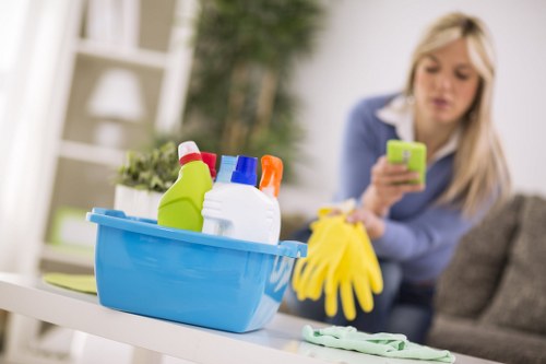 Detailed carpet care service preparing a West Hampstead interior