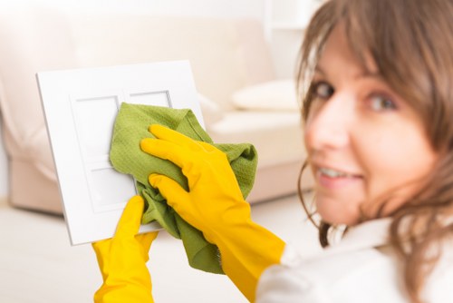 Careful cleaning of brickwork and exterior surfaces in Westhampstead